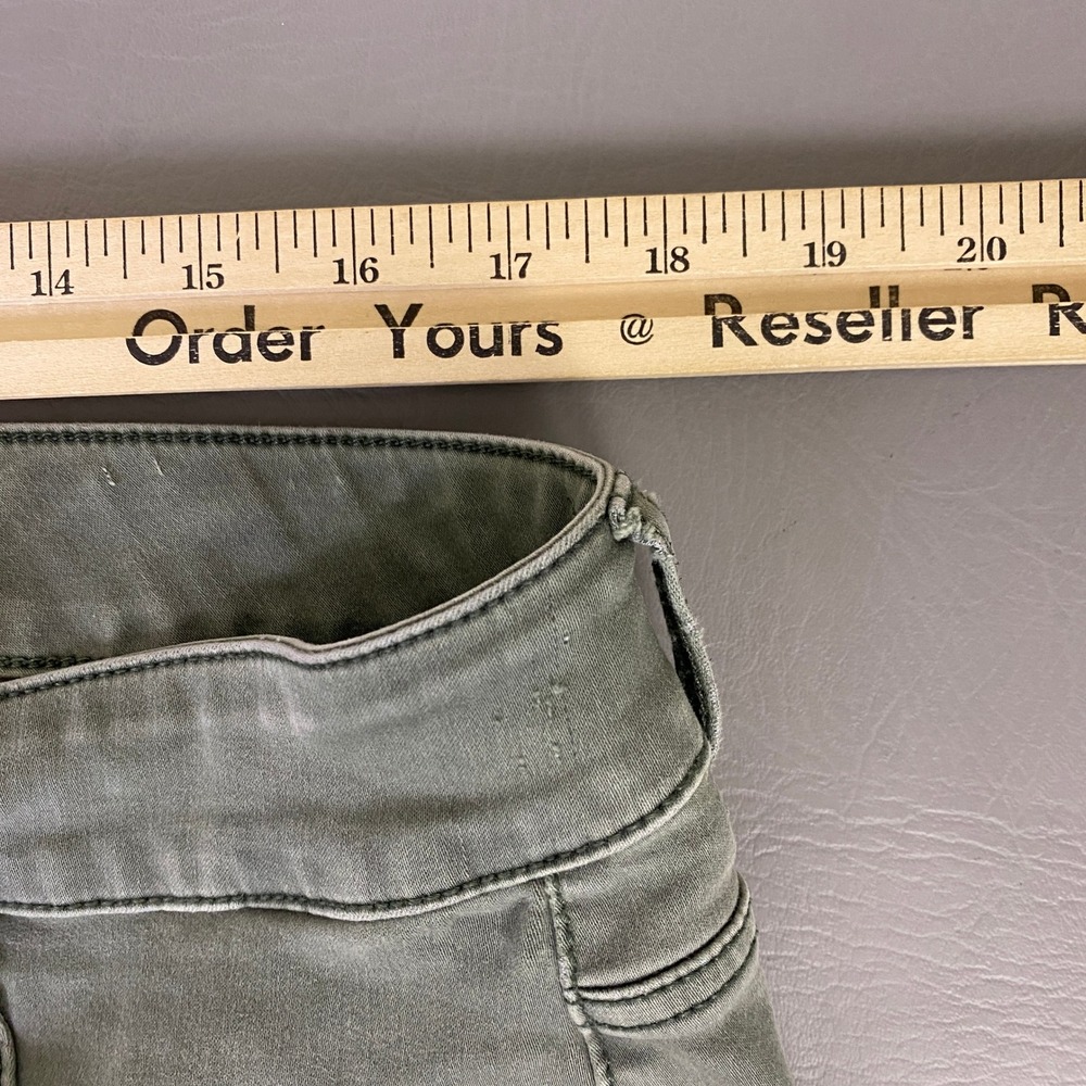 Maurices Jeans Womens Plus Size 20w Regular Olive Green Skinny Leg Stretch Denim - Picture 5 of 12